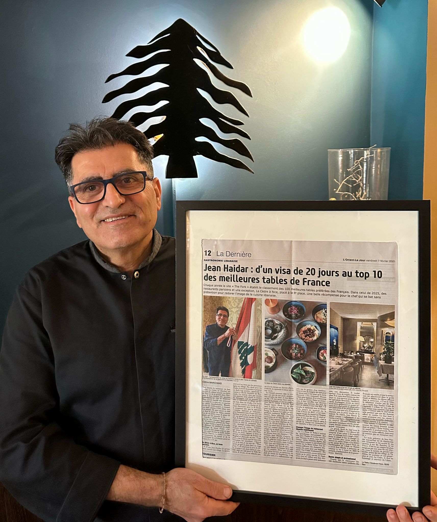 Articles suite au classement du Cèdre 8ieme en France selon TheFork avec une note de 9,7/10