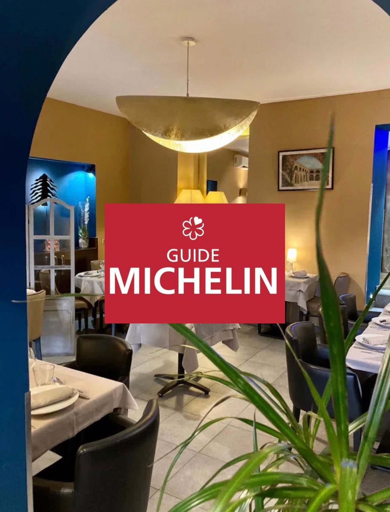 Introduction du restaurant le Cèdre dans la sélection du Guide Michelin