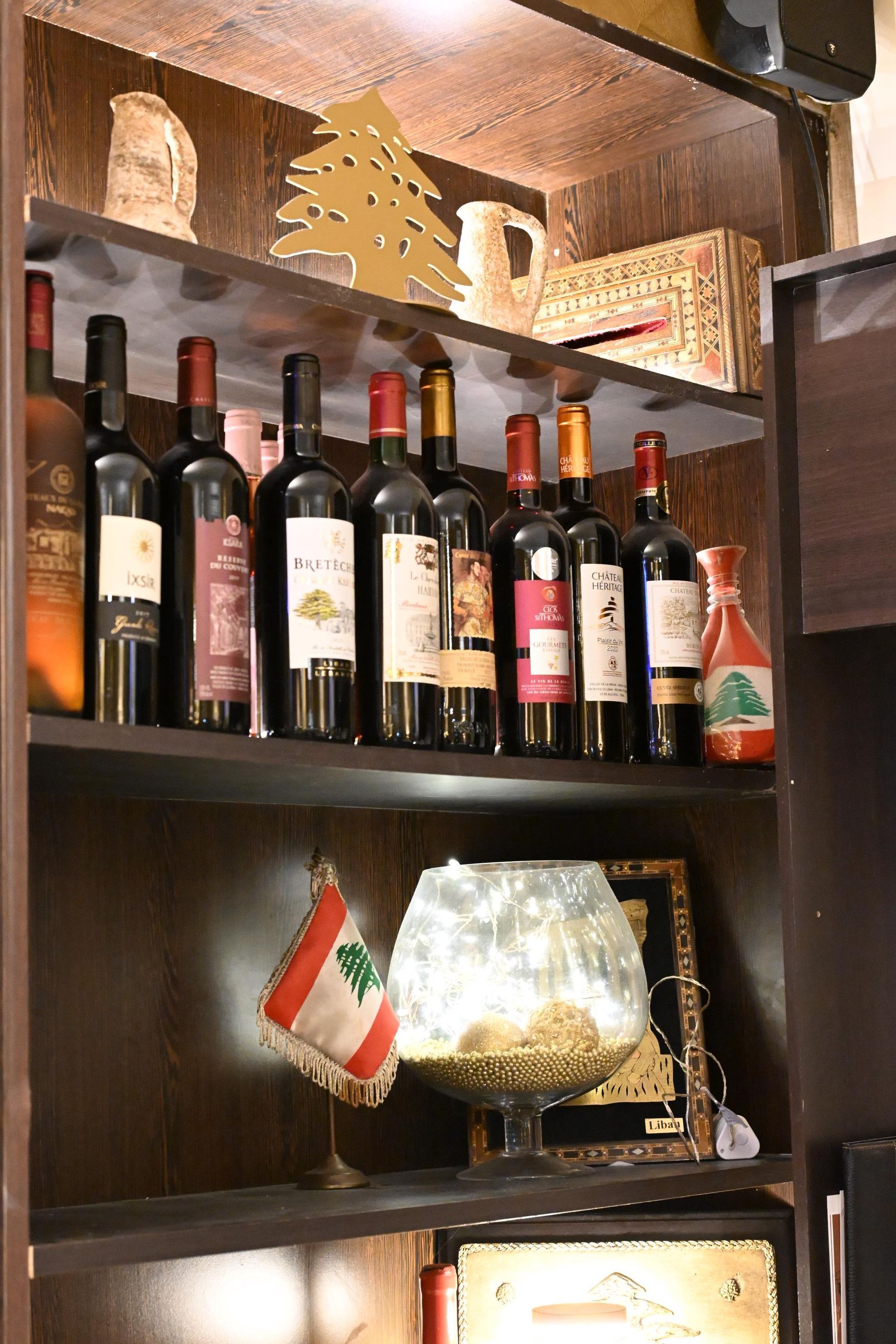 Vins du restaurant Le Cèdre