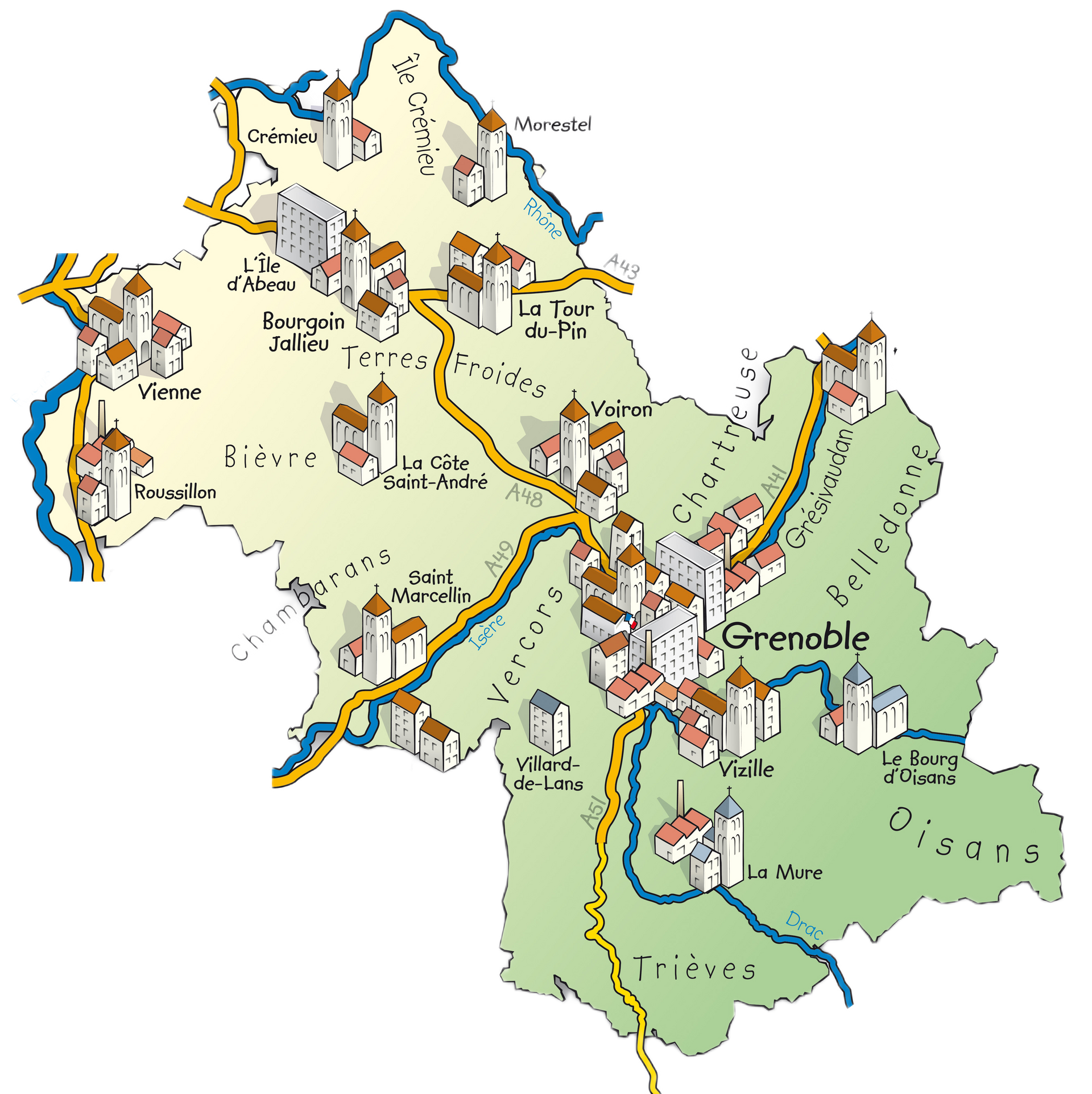 Carte du Grésivaudan