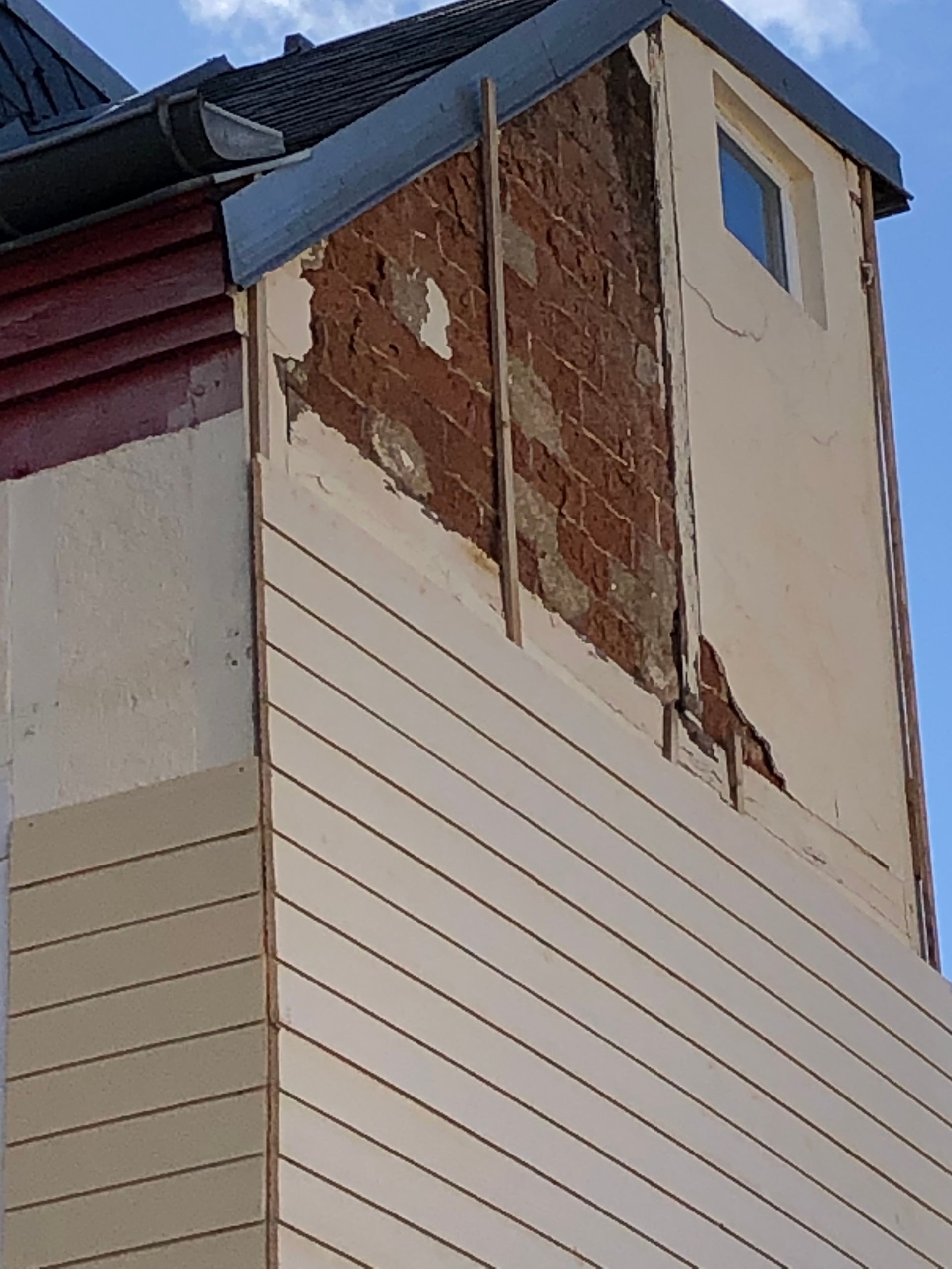 Bardage en installation