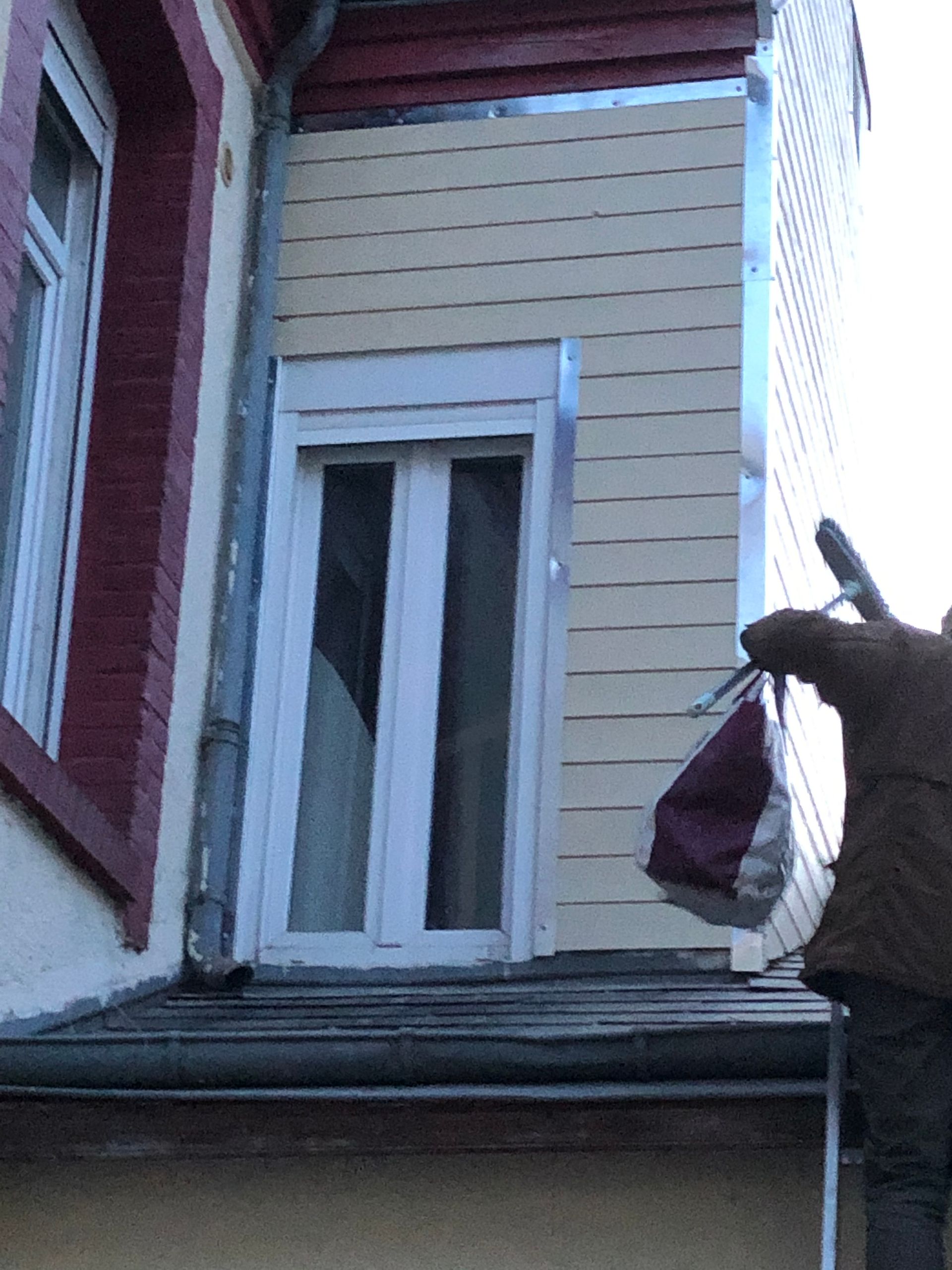 Bardage en bois posé