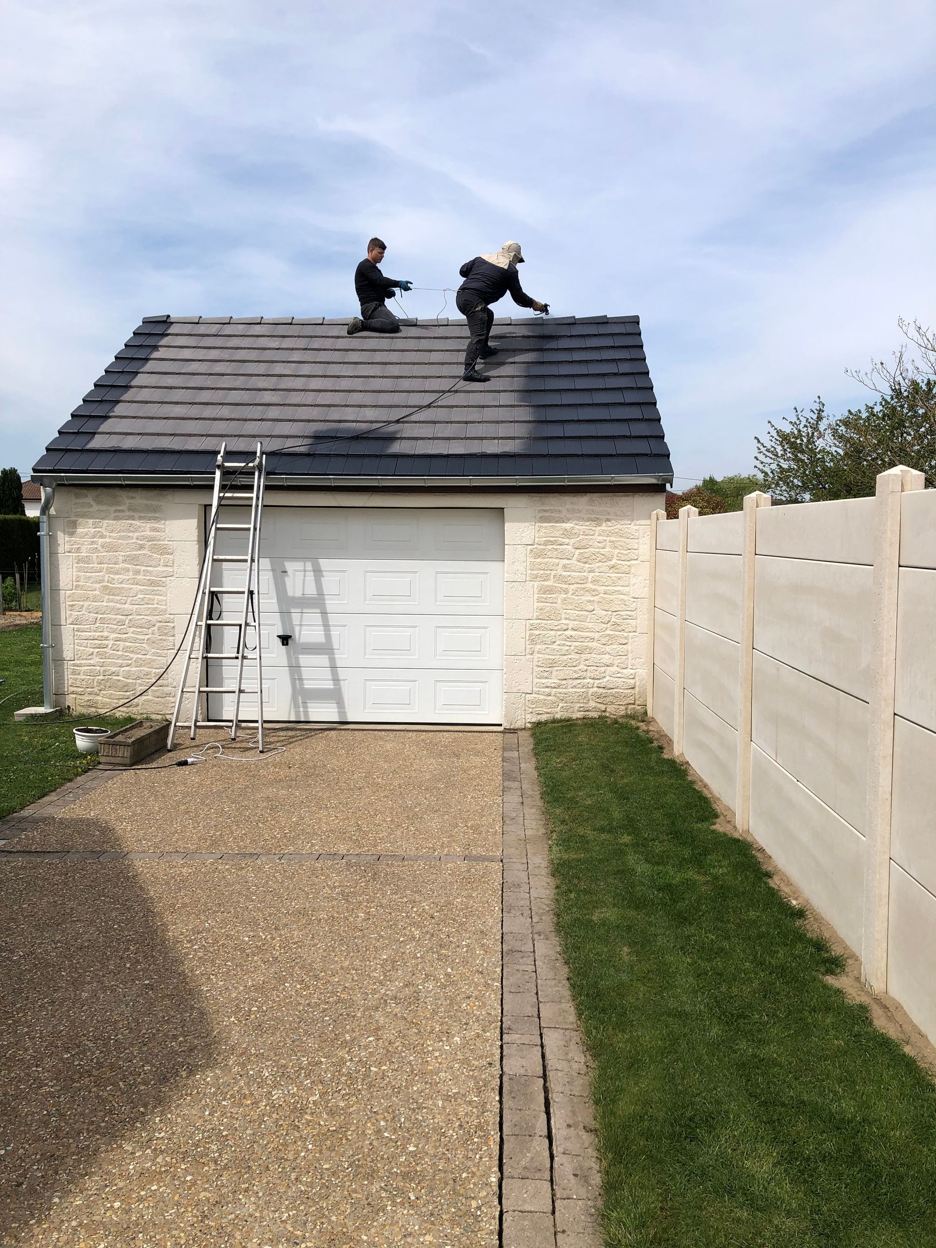 Peinture de couverture ardoise