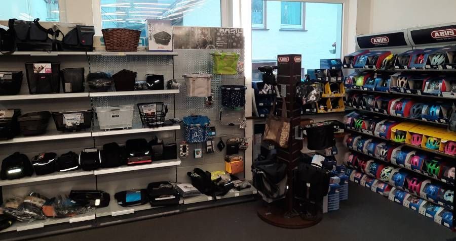 Fahrradgeschäft Fahrräder innen