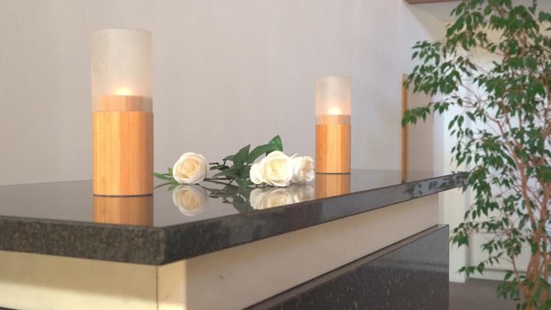 Dekoration im Bestattungshaus Böhme