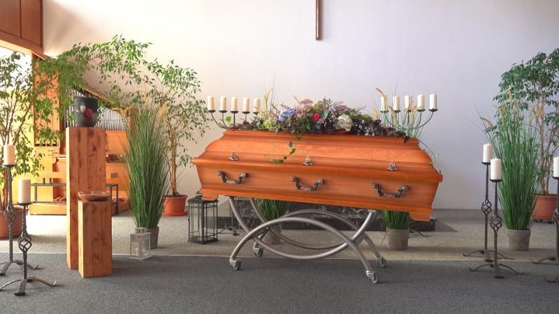 Sarg, Foto vom Bestattungshaus Böhme