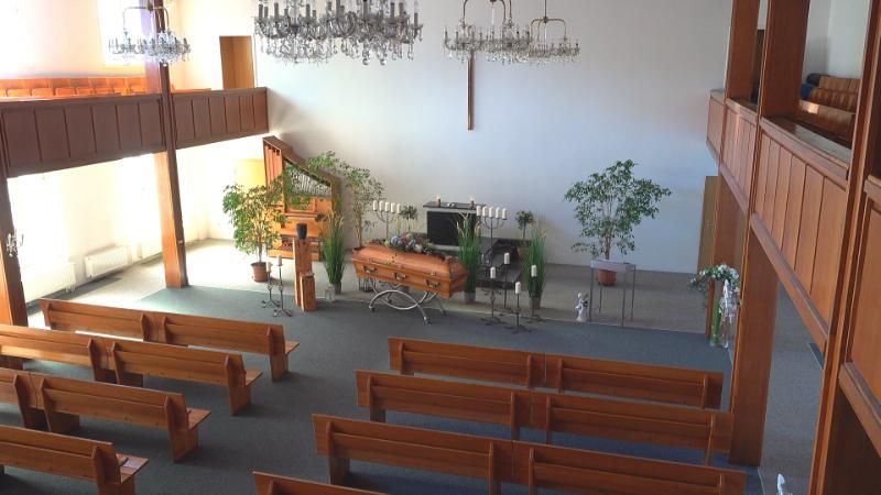 Abschiedsfeierraum vom Bestattungshaus Böhme