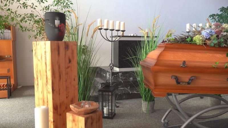 Abschiedsfeierraum vom Bestattungshaus Böhme