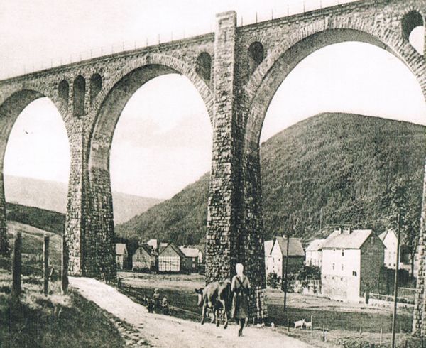 Willinger Viadukt in alter Ansicht