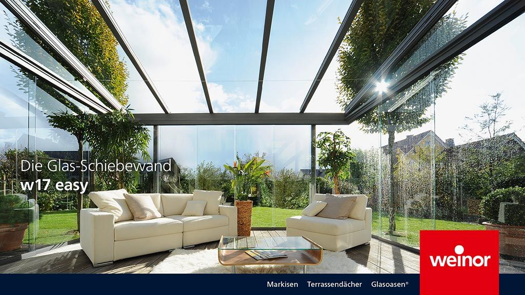 w17 Glas-Schiebewand