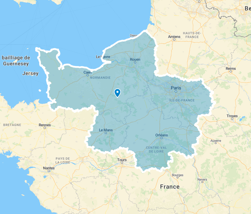 Zone d'intervention de BT Conseil