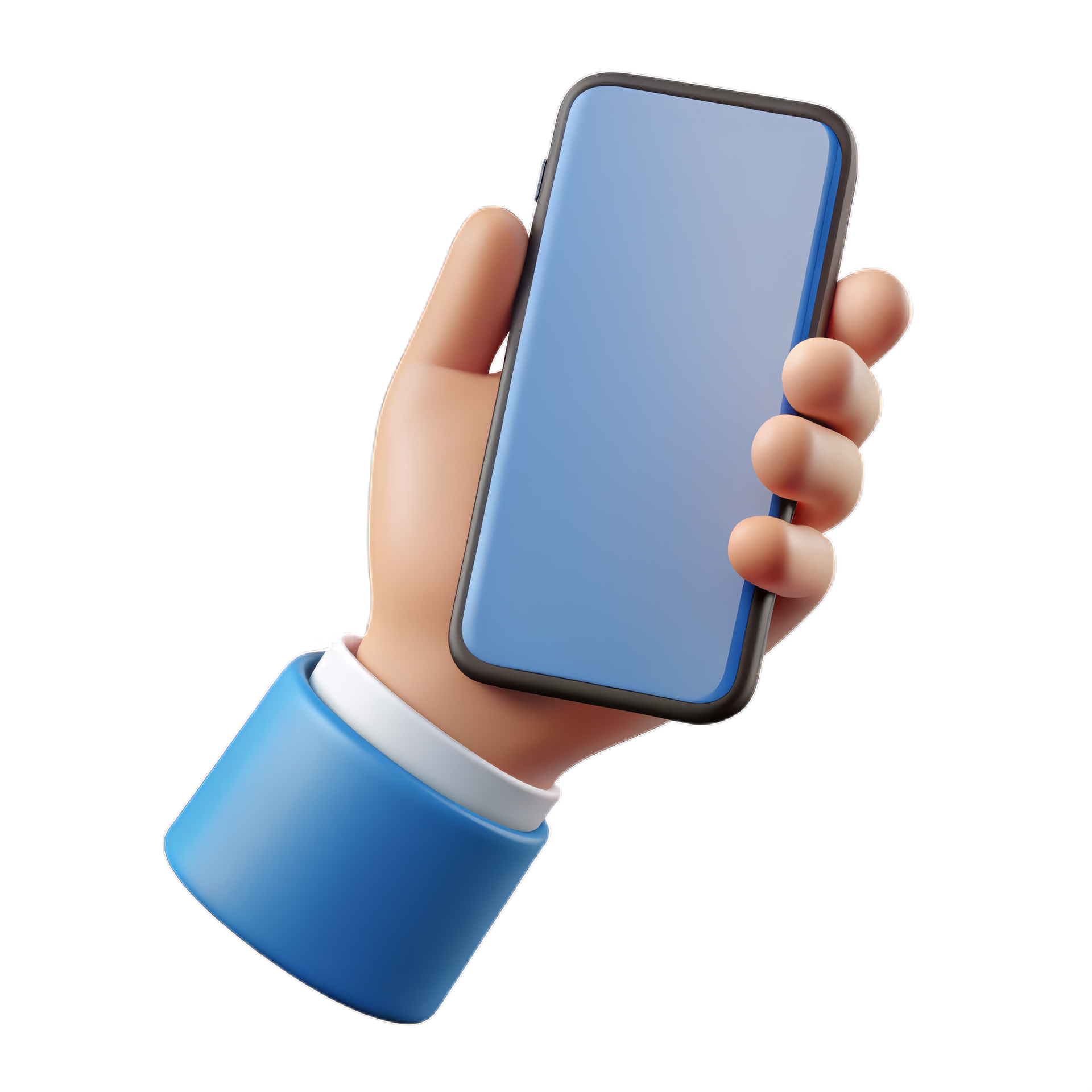 Une main tenant un téléphone