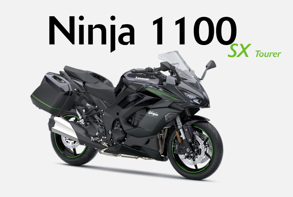 Moto Ninja 1100SX Tourer noire