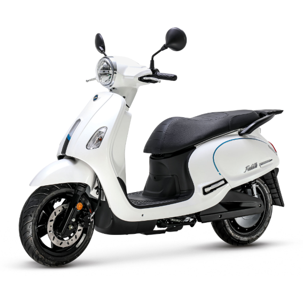 Scooter électrique blanc SYM