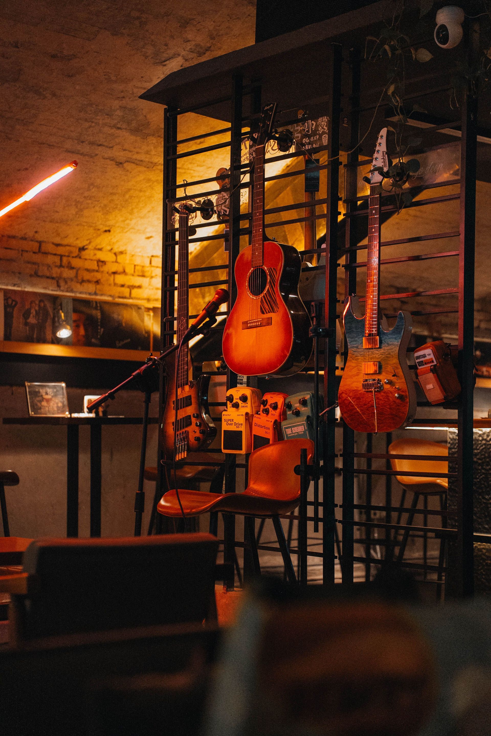 Guitare mur