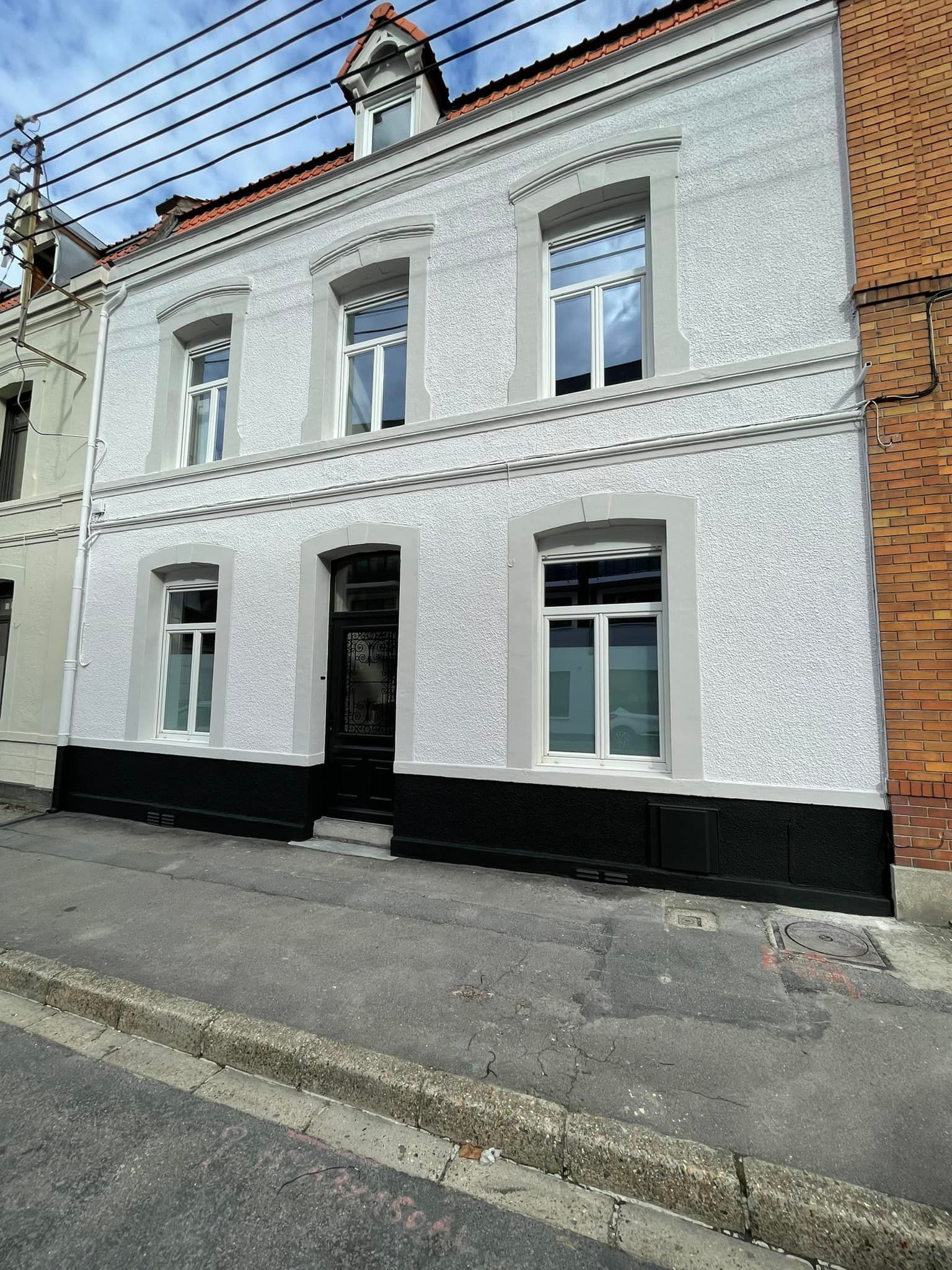 Ravalement de façade de maison