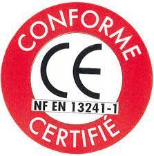 Logo Certification CE NF EN 13241-1