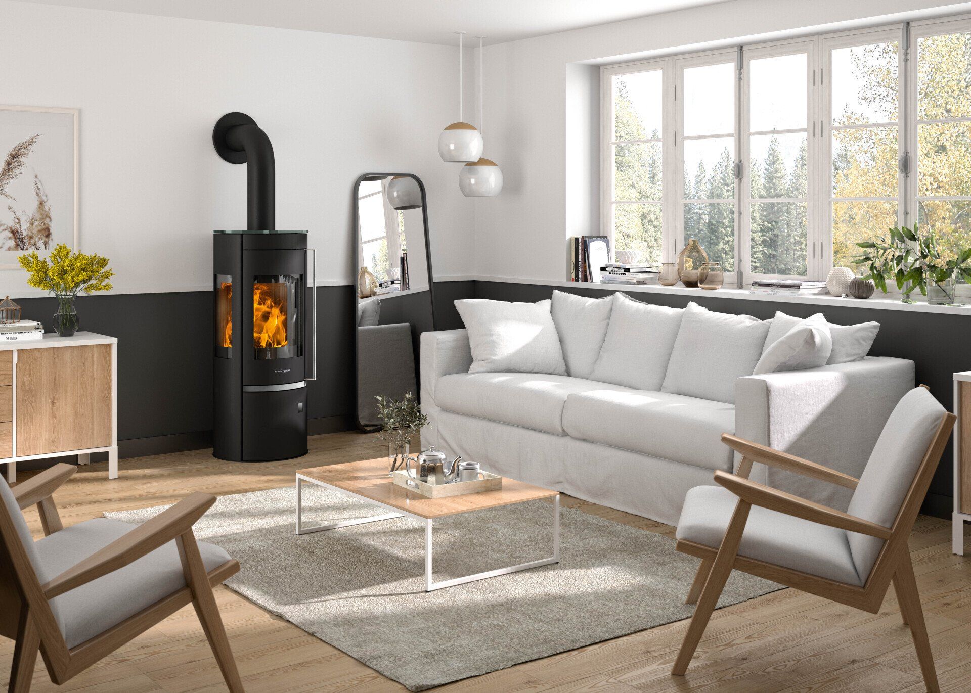 Poêle à bois, CHEMIPOSE à Morangis