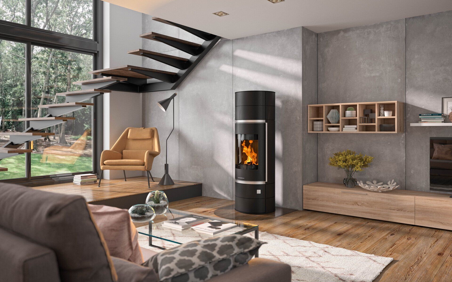 Poêle à bois Ostro A