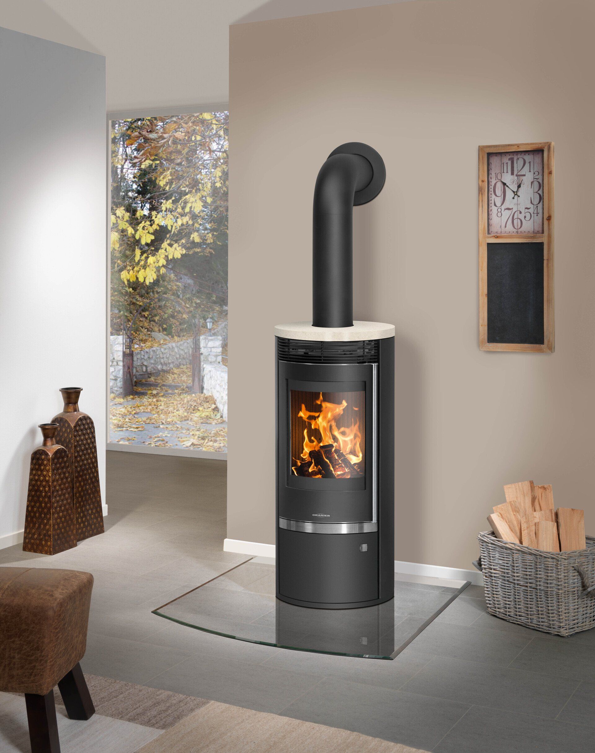 Poêle à bois bianco