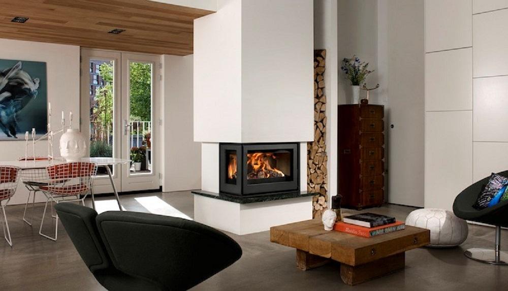 Cheminée minimaliste