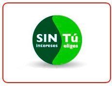 Un círculo verde y negro con las palabras sin tu intereses eliges en él.