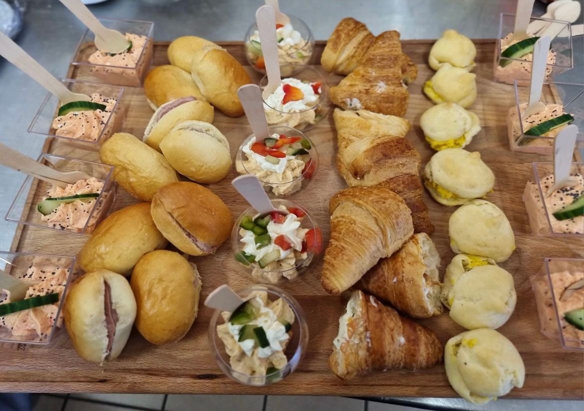 Menu personnalisé traiteur : verrine, toasts...