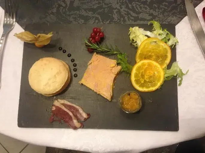 Foie gras et macaron