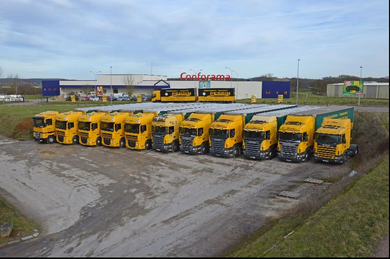 Photo du parc de camions