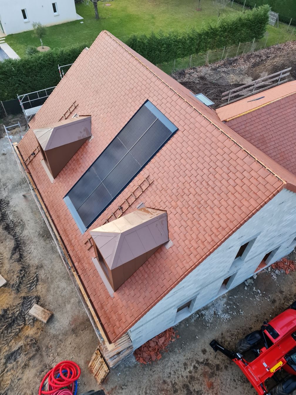Toiture vu de haut
