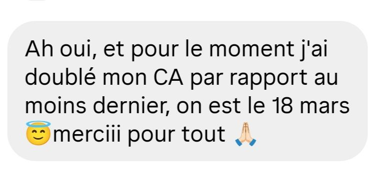 Avis de client.