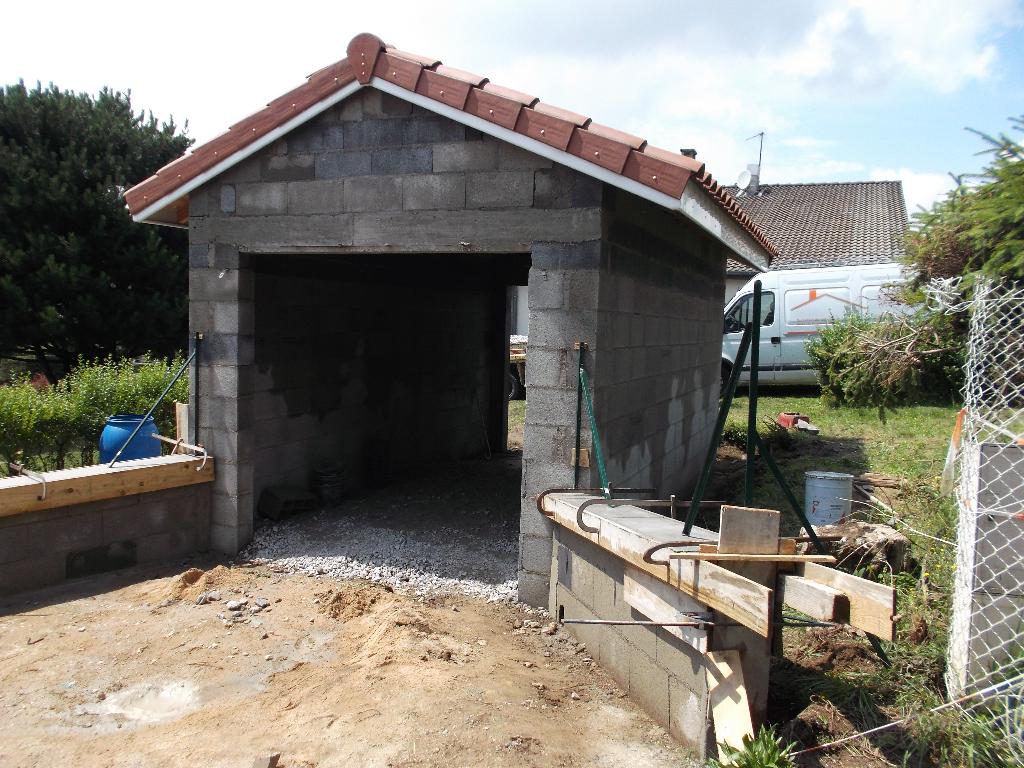 Déléage Frères en Haute-Loire - Construction d'un garage