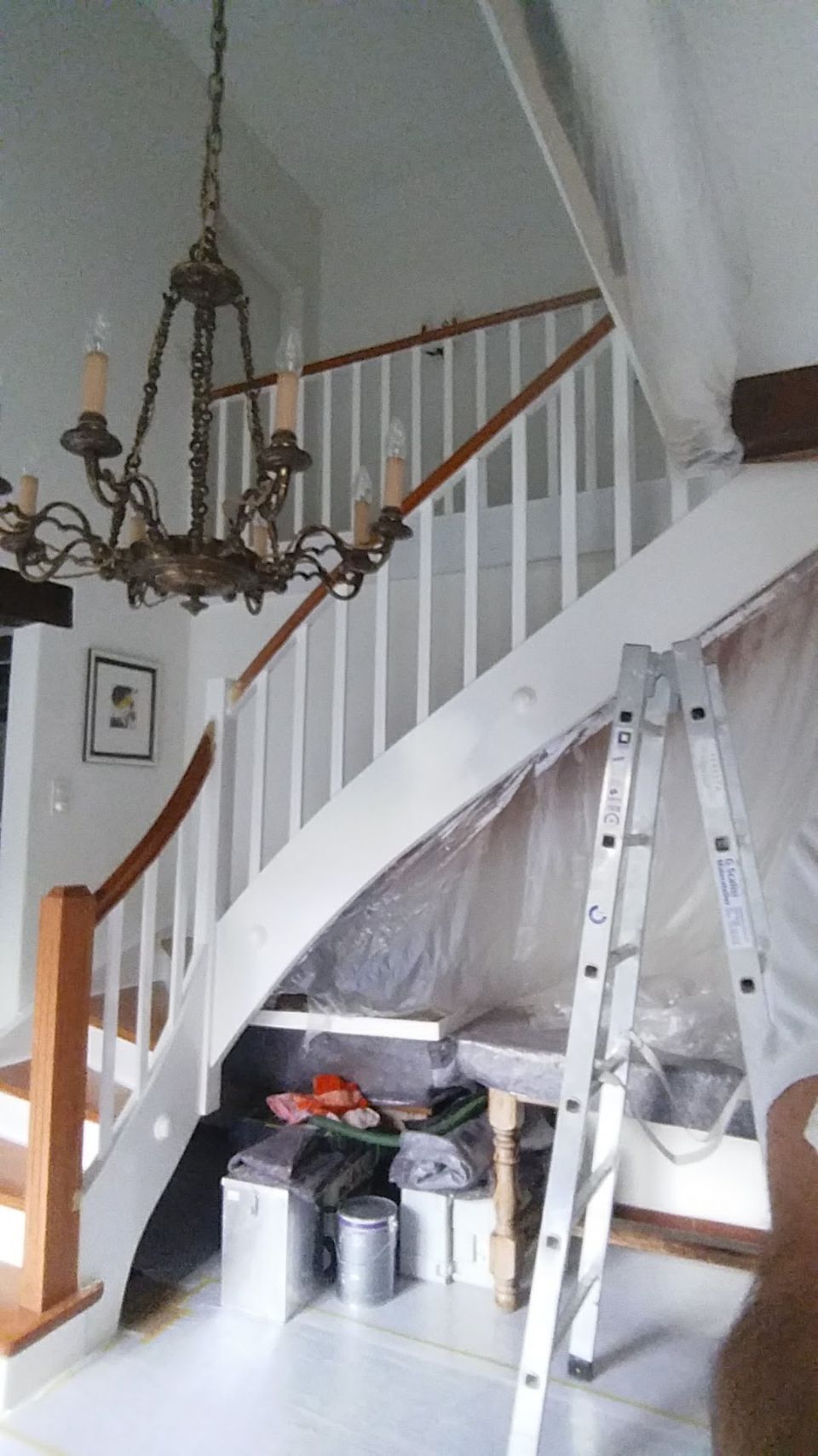 Malerarbeiten im Treppenhaus