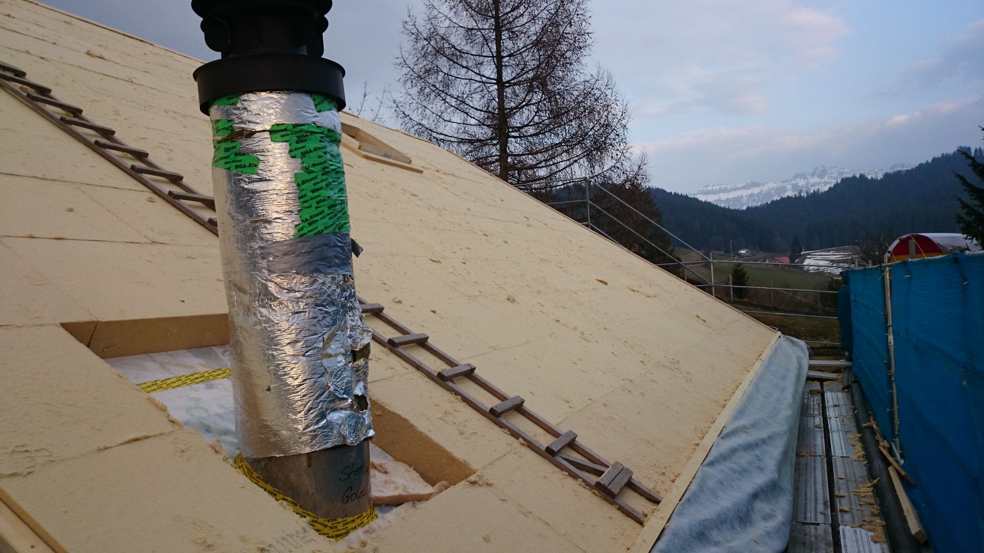 Holzbau Umbau Dach - B. Schneiter GmbH - Goldiwil (Thun)