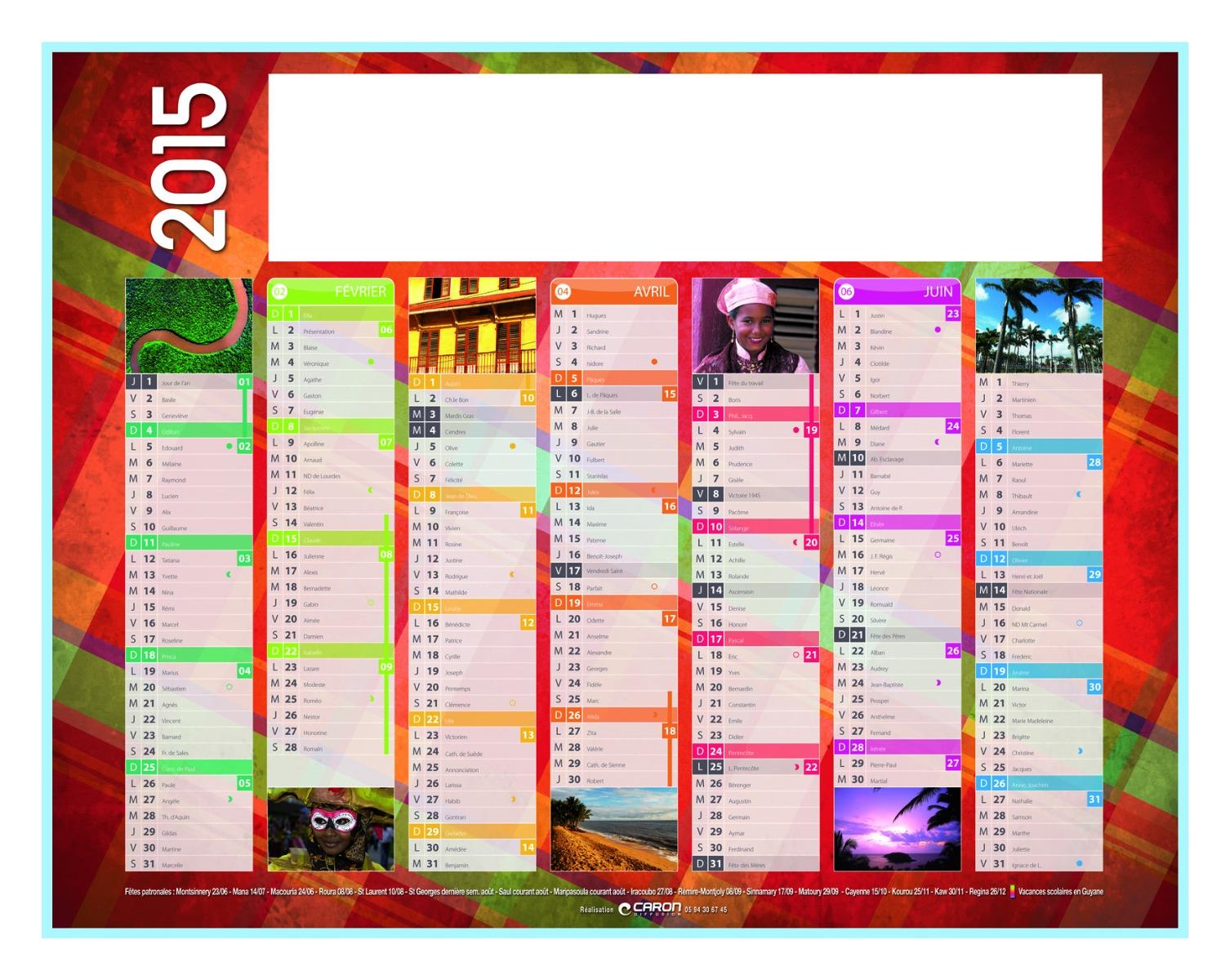 Calendrier 2015