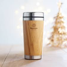 Mug isotherme en bois et aluminium