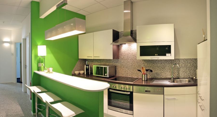 Küche des Ü-Motels