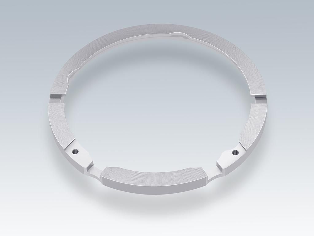 cadran horloge argent