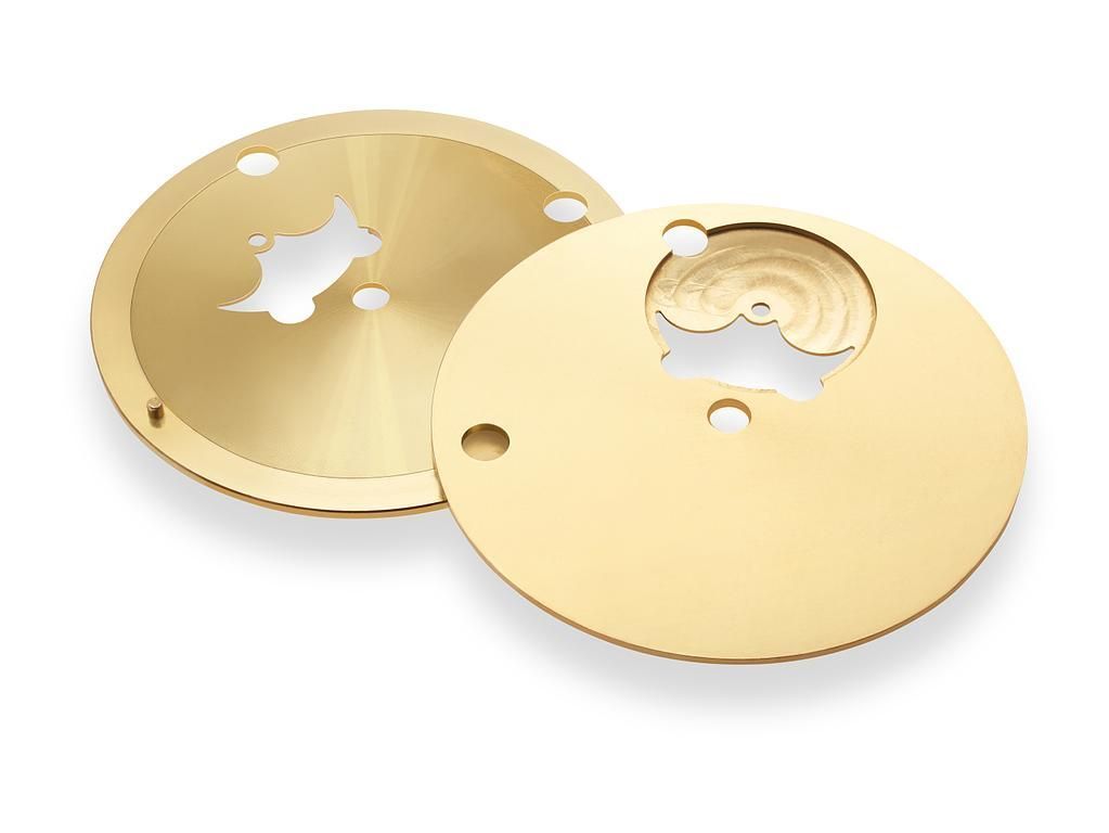 pièces d'horlogerie satinées