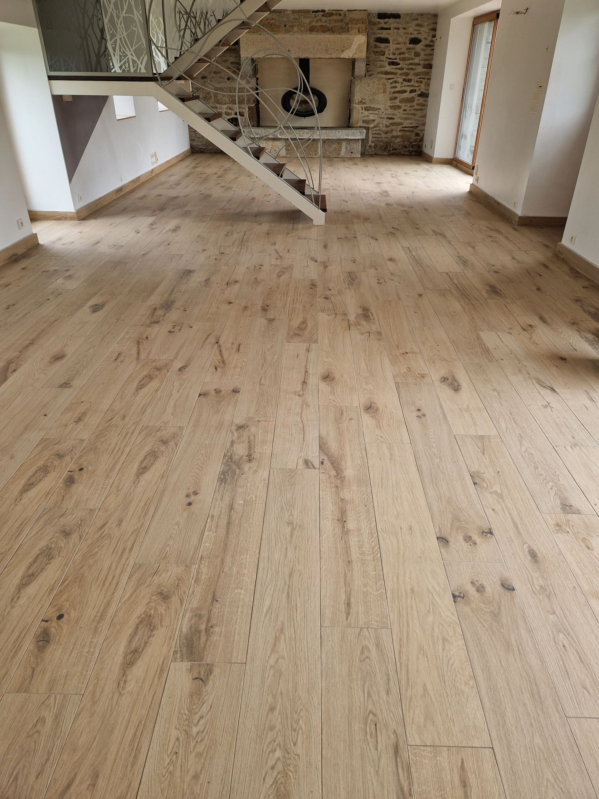 Parquet naturel.