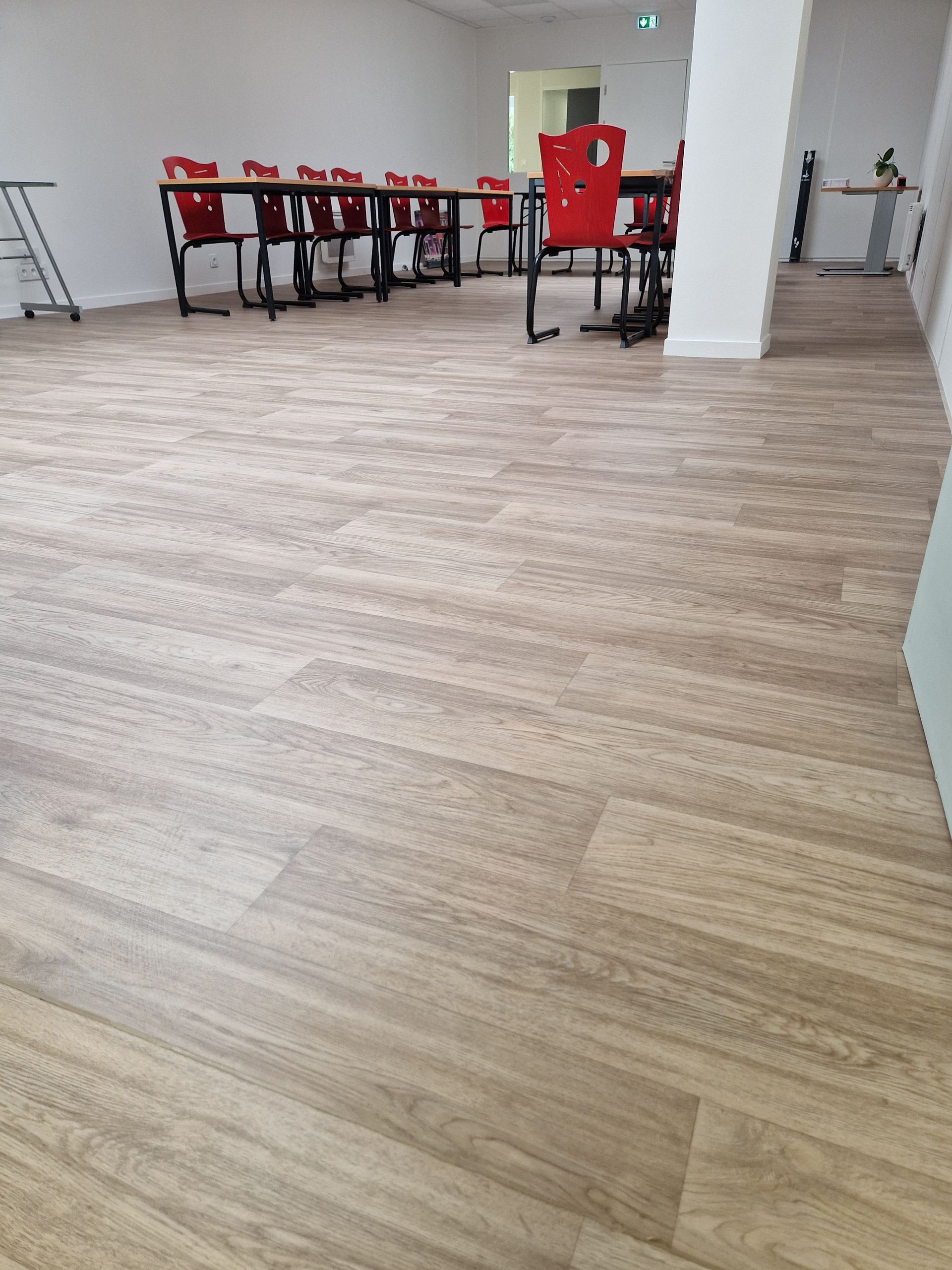 Parquet dans une pièce de vie.