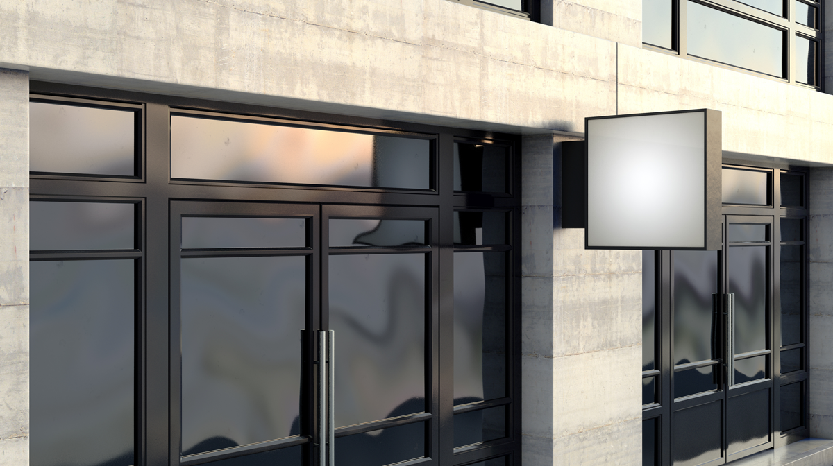 Devanture d'un magasin