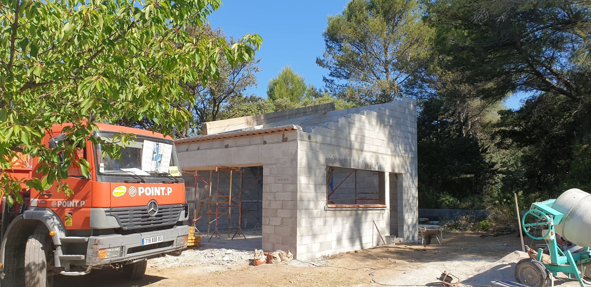 Construction d'un garage indépendant