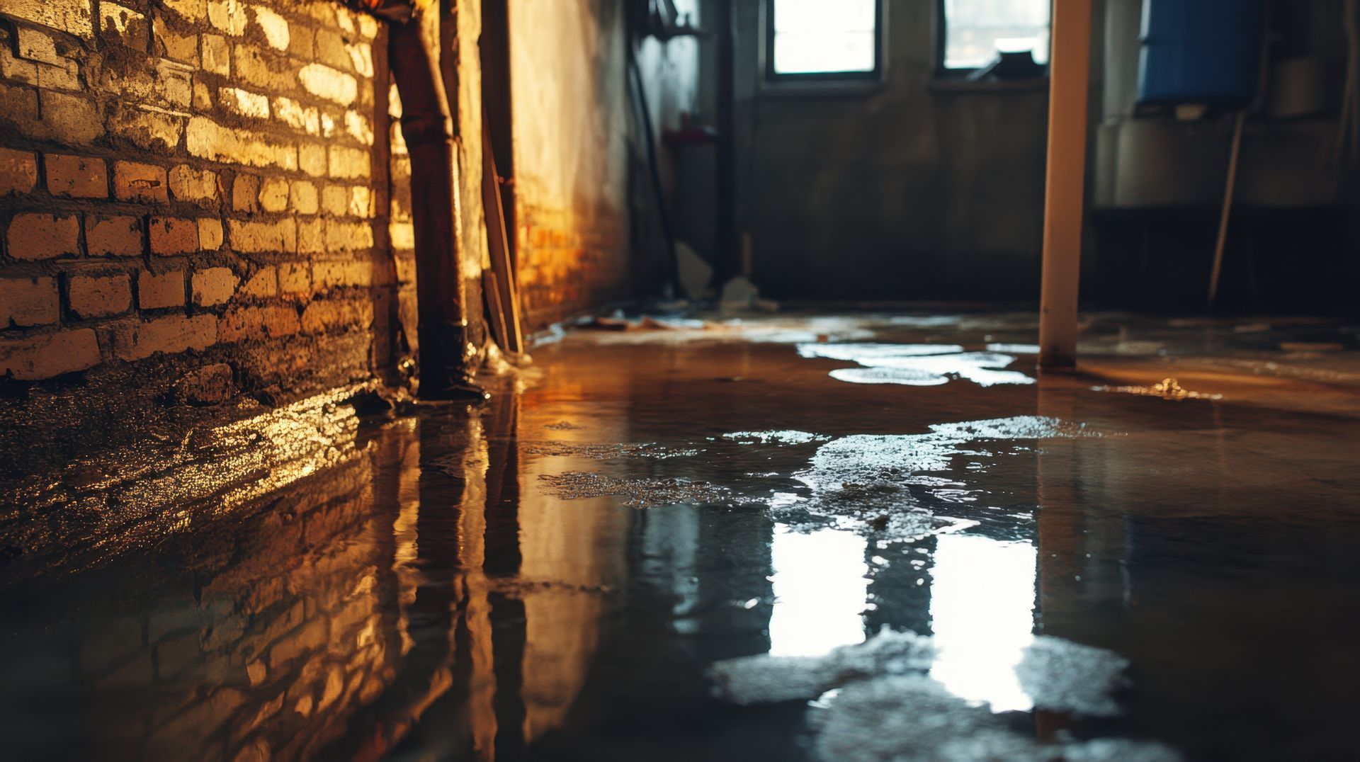 Une cave inondée