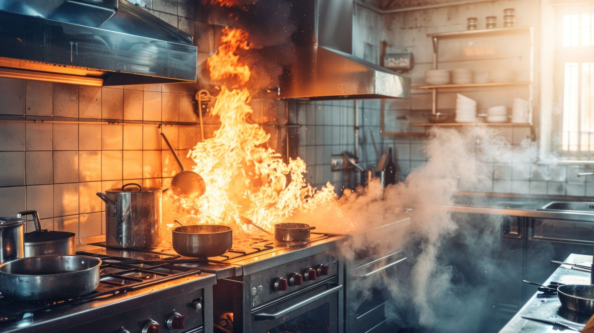 Cuisine en feu