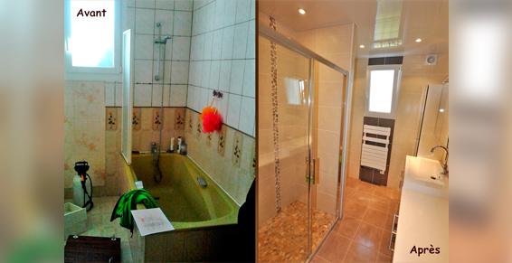 Salles de bains, vente et installation - Bacs de douches à l'italienne