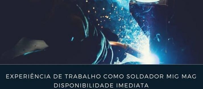 Anúncio de trabalho para soldador