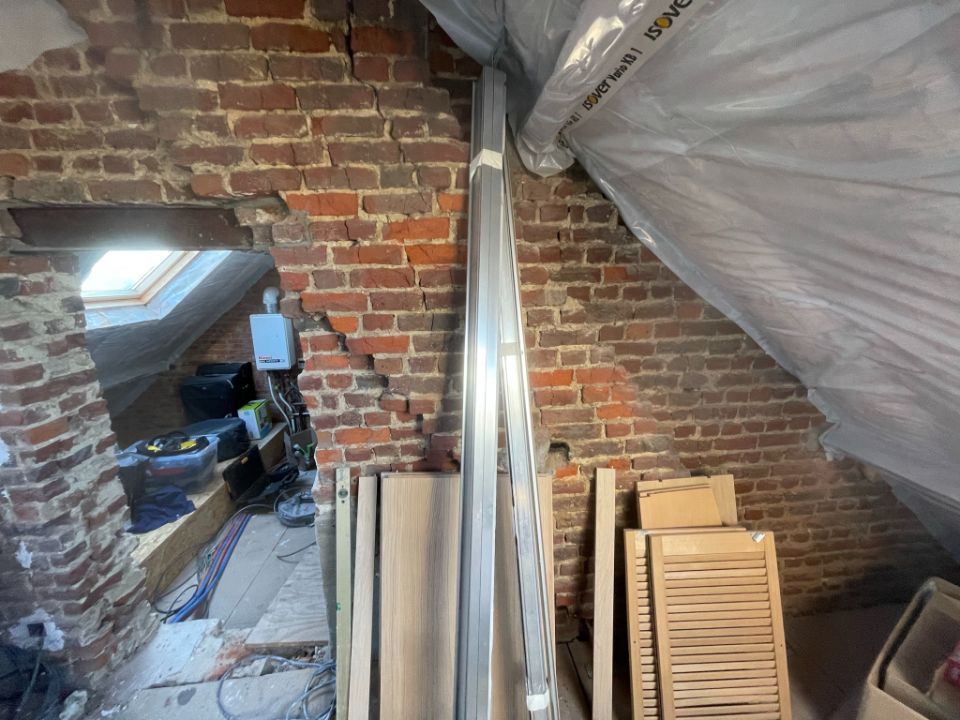 Tuiles et chaudière