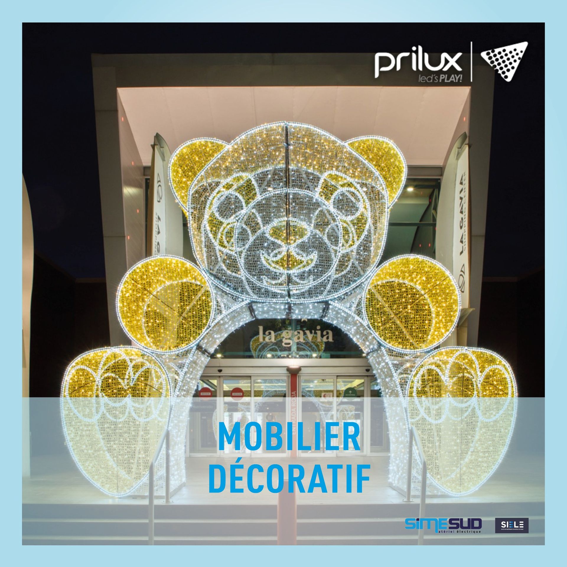 Un gros ourson lumineux.