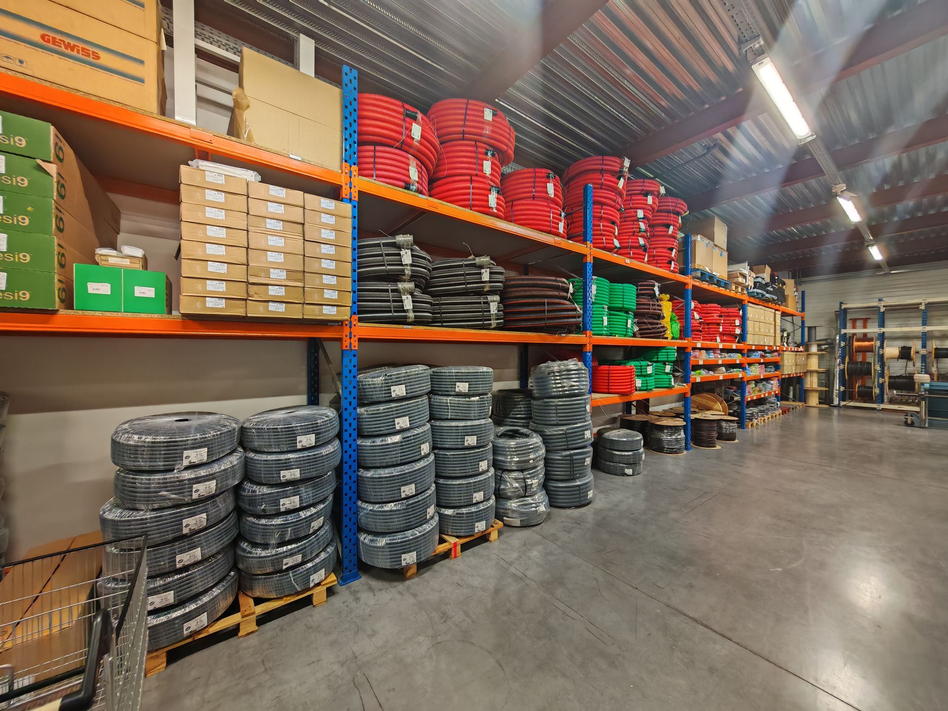 Des bornes de recharge.